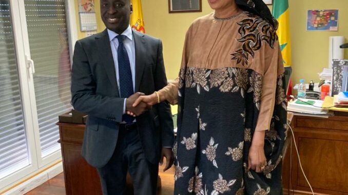 Visite du Ministre des Affaires étrangères et le Ministre en charge des Sénégalais de l’Extérieur à Madrid